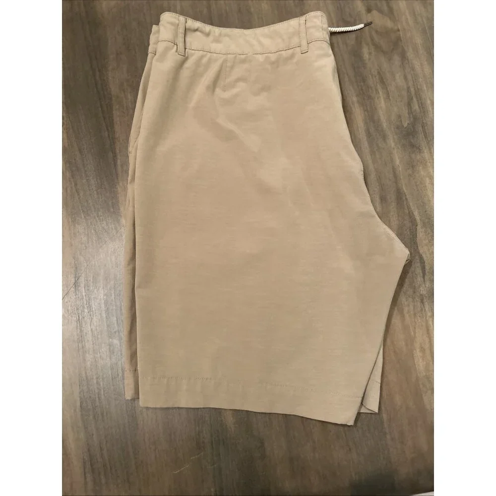 Faherty Shorts Men 40‎ Beige All Day Performance Hybrid Drawstring Lightweight